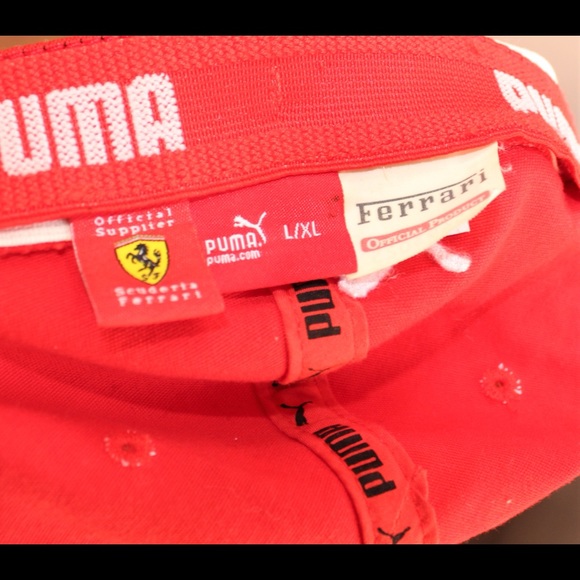 PUMA FERRARI red embroidered logo cap - Picture 4 of 7
